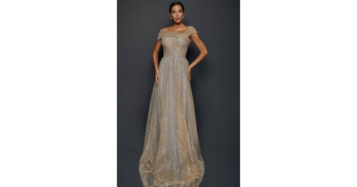 Terani Couture Synthetic Asymmetric 