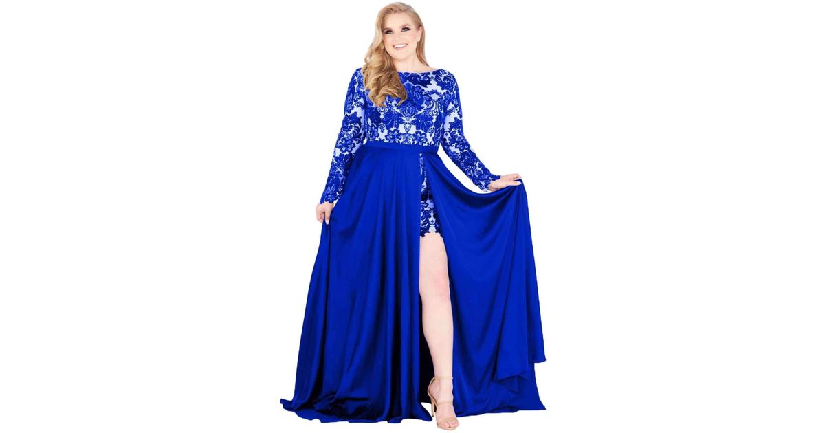 mac duggal sequin romper