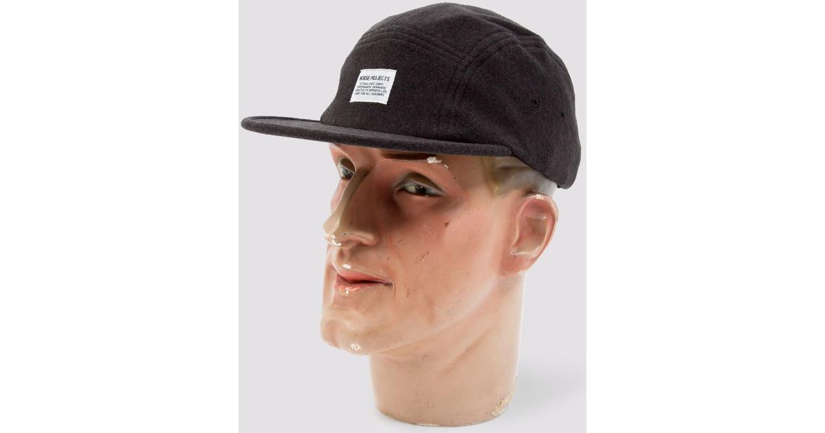 norse projects 5 panel hat