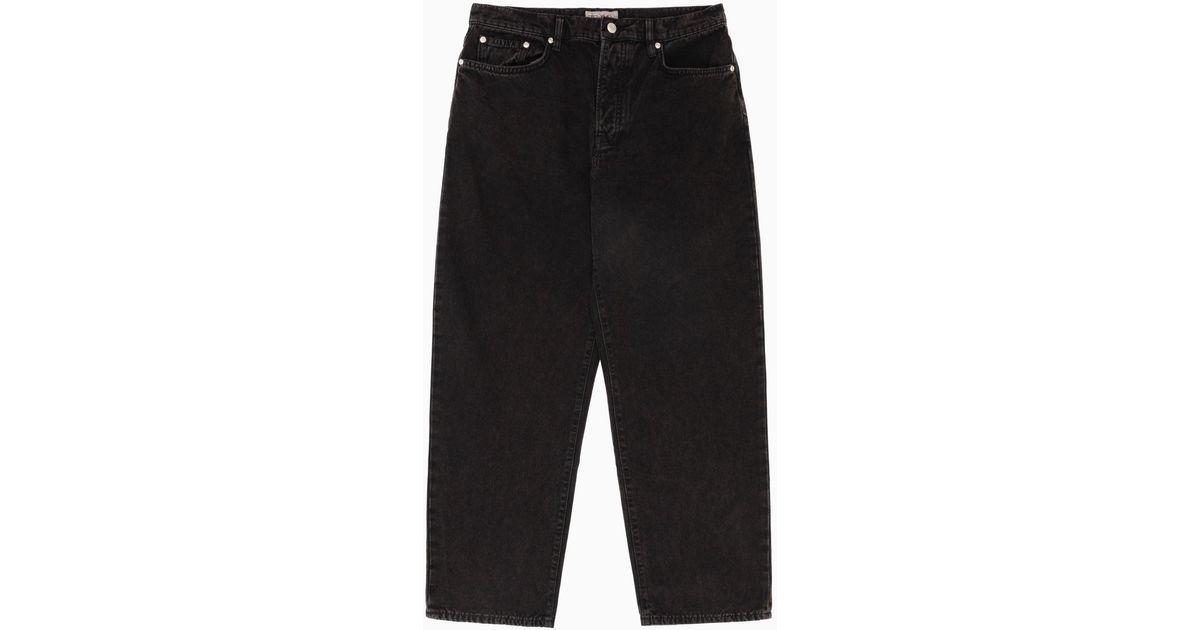 Stussy Washed Canvas Big Ol' Jeans Black for Men | Lyst Canada