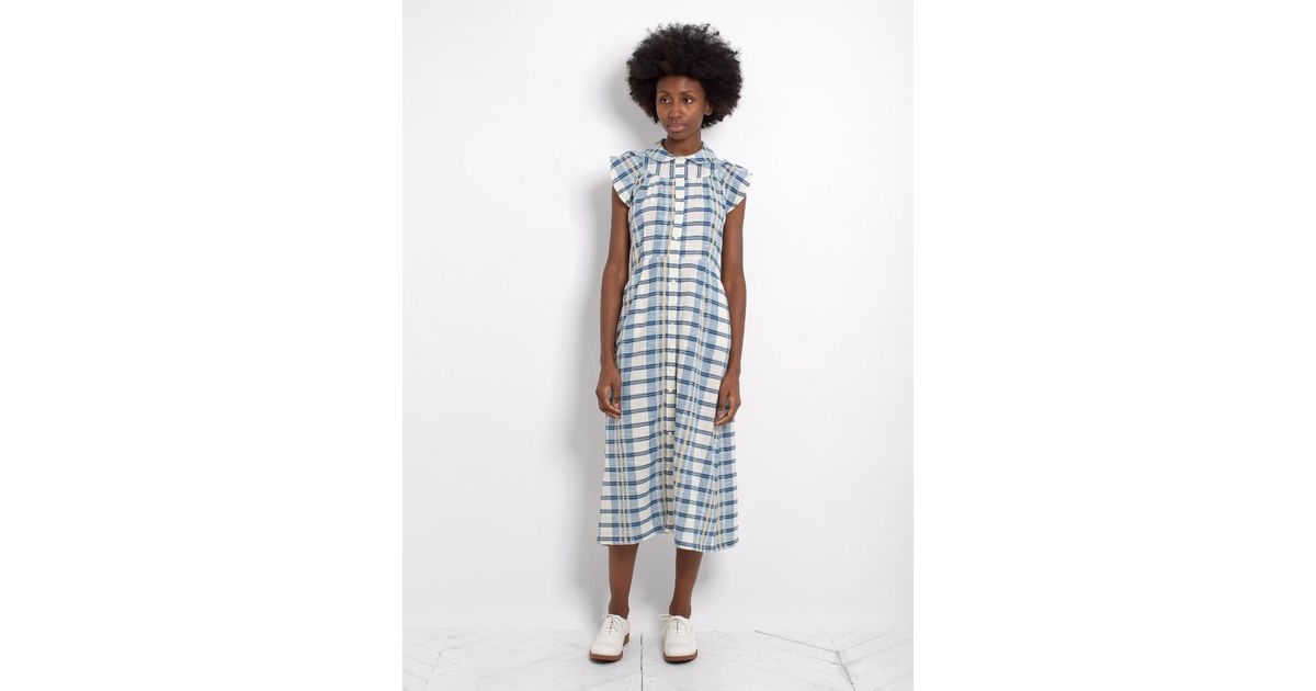 Ace \u0026 Jig Cotton Ophelia Dress in Blue 