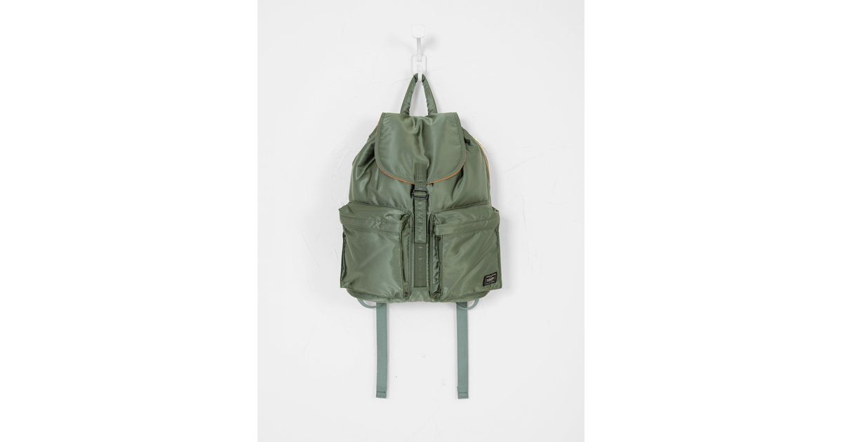 Porter-Yoshida and Co Synthetic Tanker 2-way Duffle Bag Small Sage Green for Men Mens Bags Gym bags and sports bags 