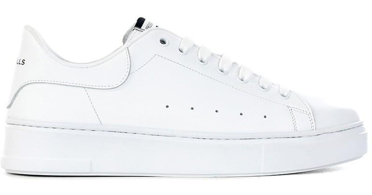 BRIAN MILLS Sneakers With Logo in White for Men Lyst BRIAN MILLS Sneakers With Logo in White for Men Lyst