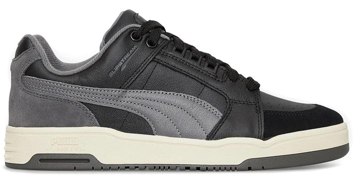 PUMA Leather Sneakers Slipstream Lo Retro - Color: Black for Men | Lyst
