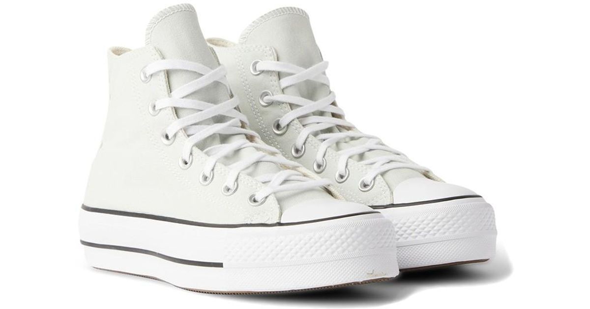 Converse Sneakers Chuck Taylor All Star Lift Pla In Gray Lyst