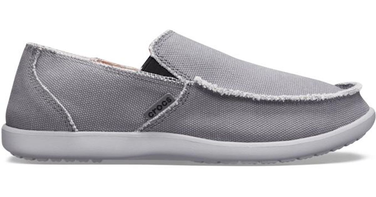 crocs santa cruz mens canvas shoes