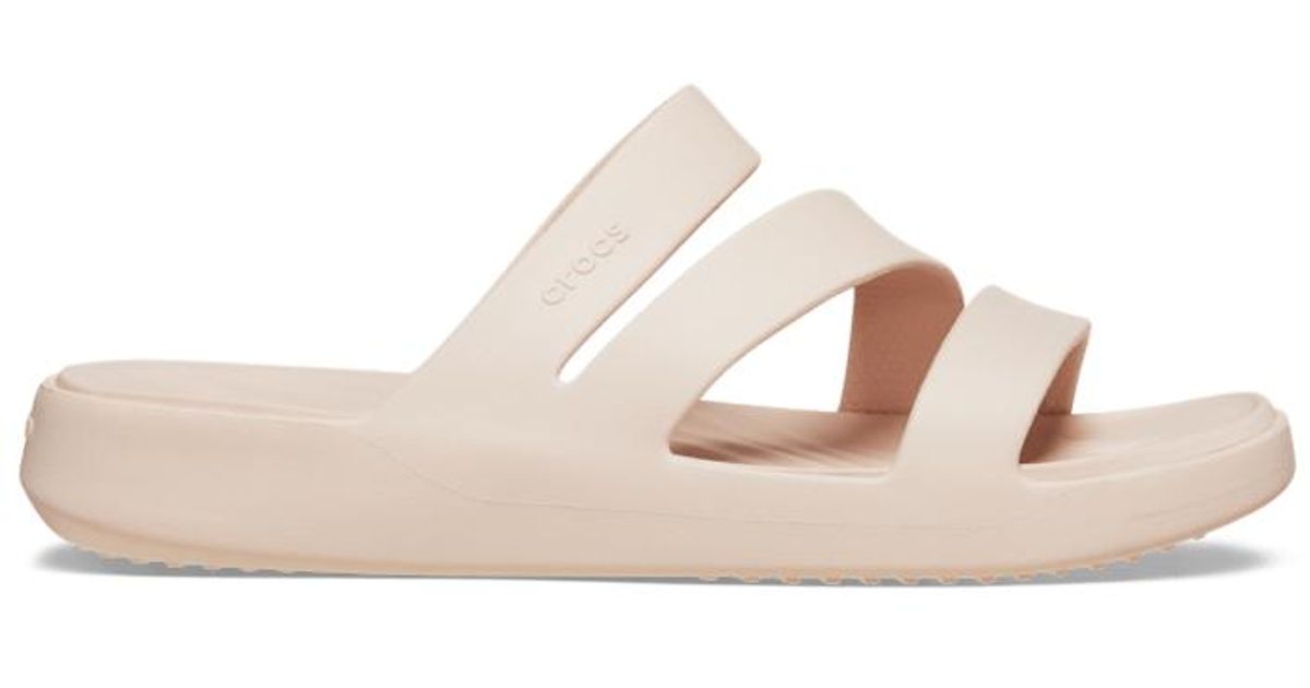 strappy crocs