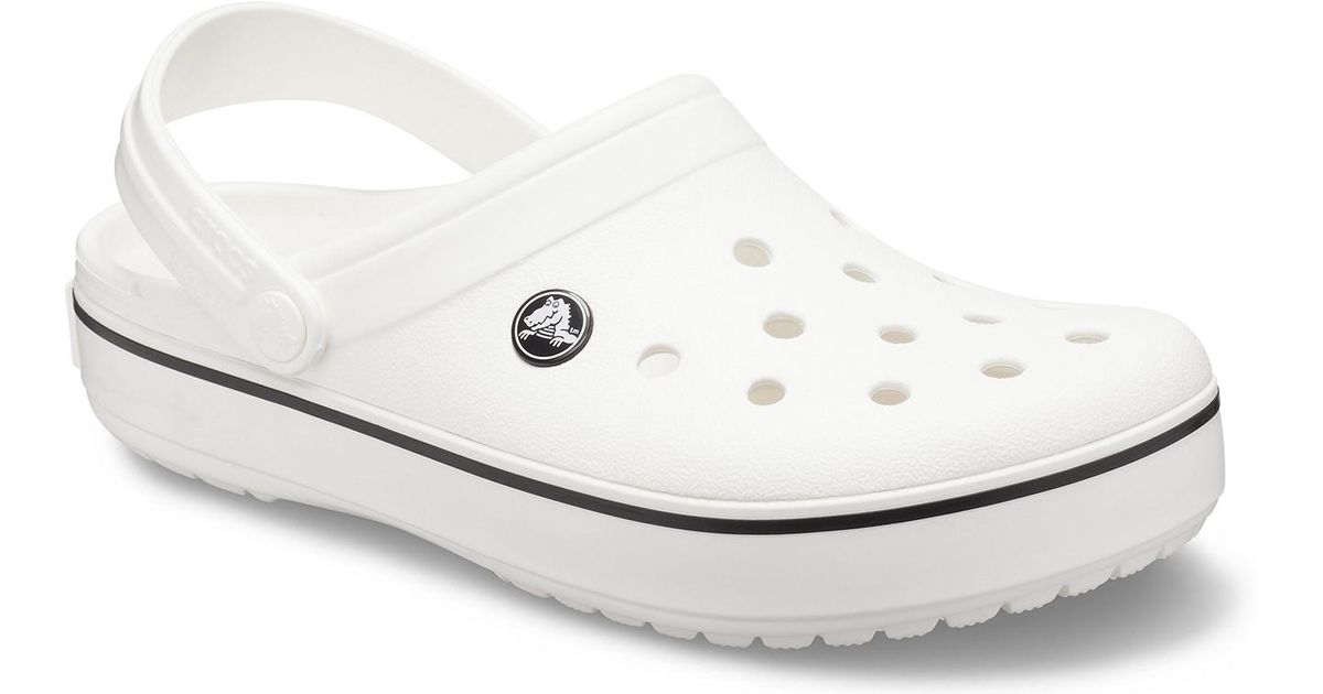 Crocs™ Crocband High Stripe Clog in White | Lyst
