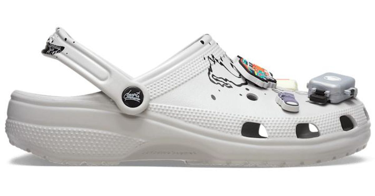 Crocs™ Patterned Luisito Collaboration Classic Clogs in Black Lyst