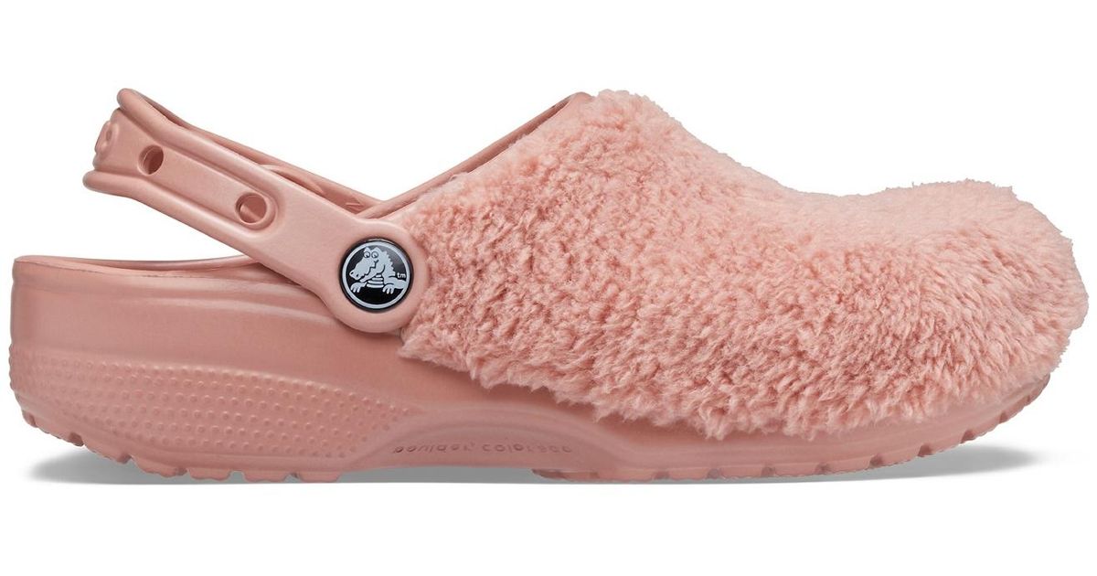 blush pink crocs