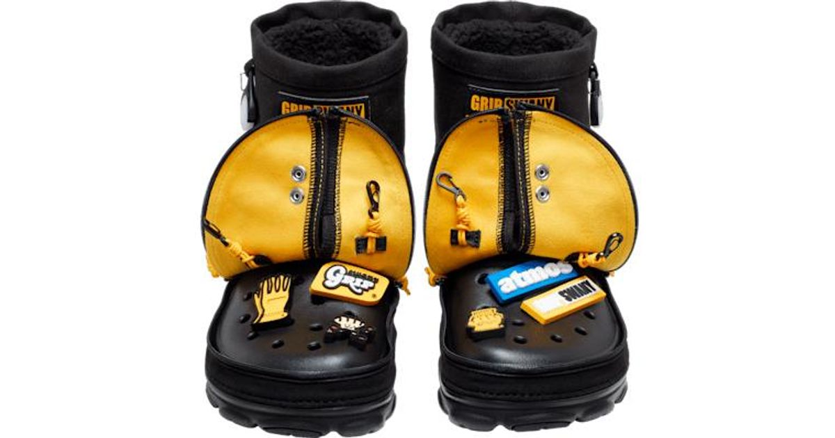 Crocs™ Grip Swany X Atmos X Classic All Terrain Clog in Black | Lyst