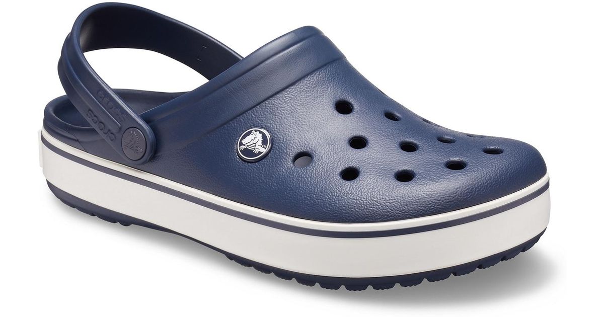 navy blue crocs