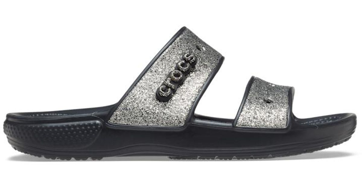 Crocs™ Classic Ombre Glitter Sandal in Black Lyst Canada