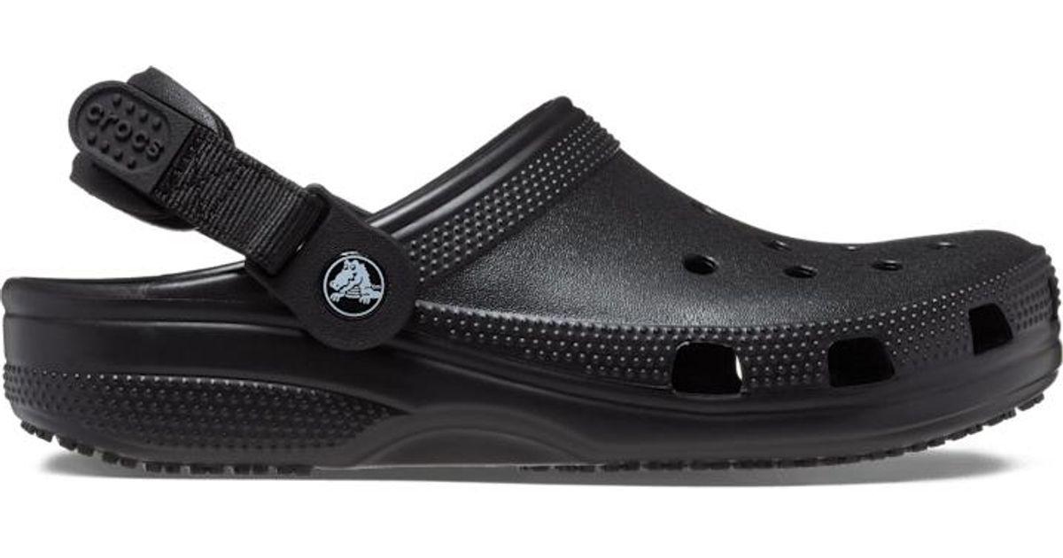 Crocs™ Classic Adjustable Strap Clog in Black Lyst