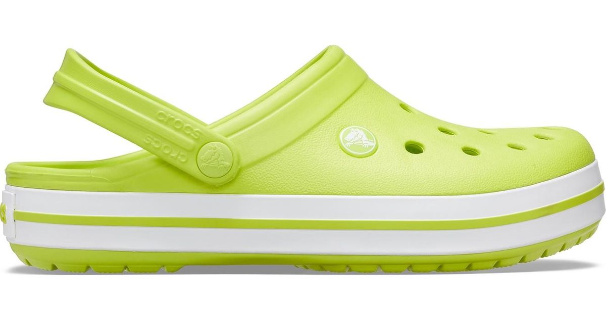 crocs crocband off white