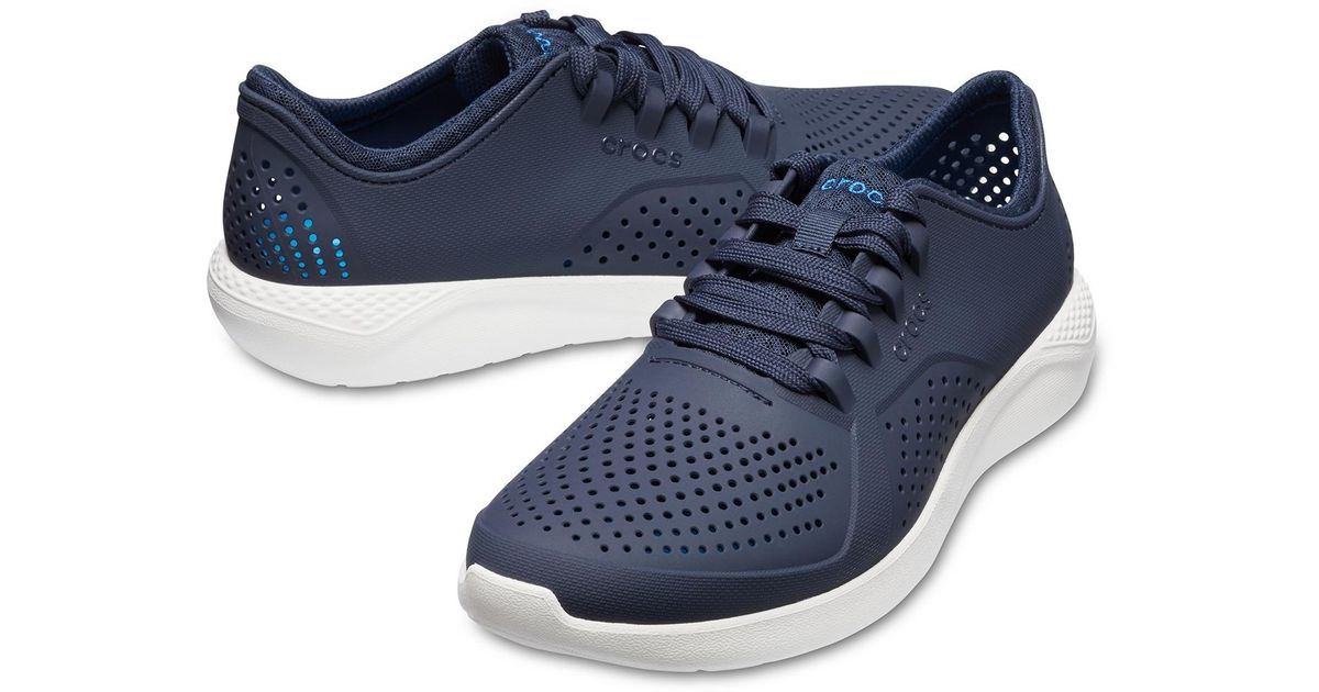 Crocs™ Literide Pacer Sneaker in Navy/White (Blue) for Men Lyst