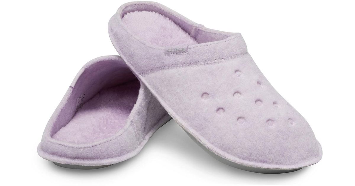 Crocs™ Lavender / Lavender Classic Lined Slipper - Lyst