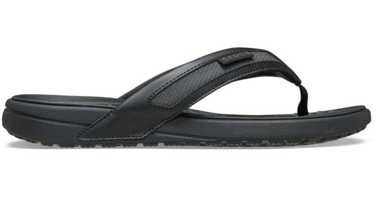 CROCS Yukon Sport Black Flip-Flop Summer Sandals M9 W11 New Crocs Men main image 3