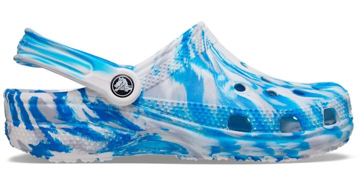 Crocs blue white sale
