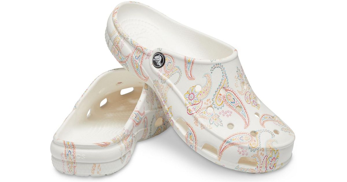 Crocs™ Freesail Florals Clog in White | Lyst
