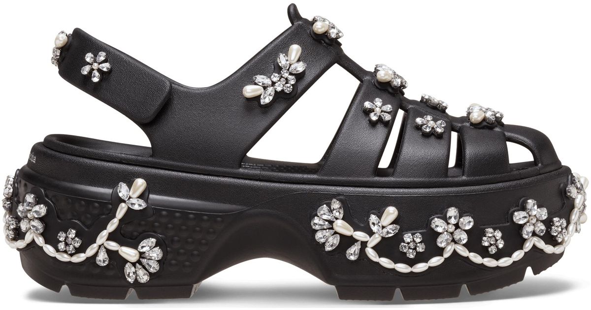 Crocs™ Simone Rocha X Stomp Fisherman in Black | Lyst