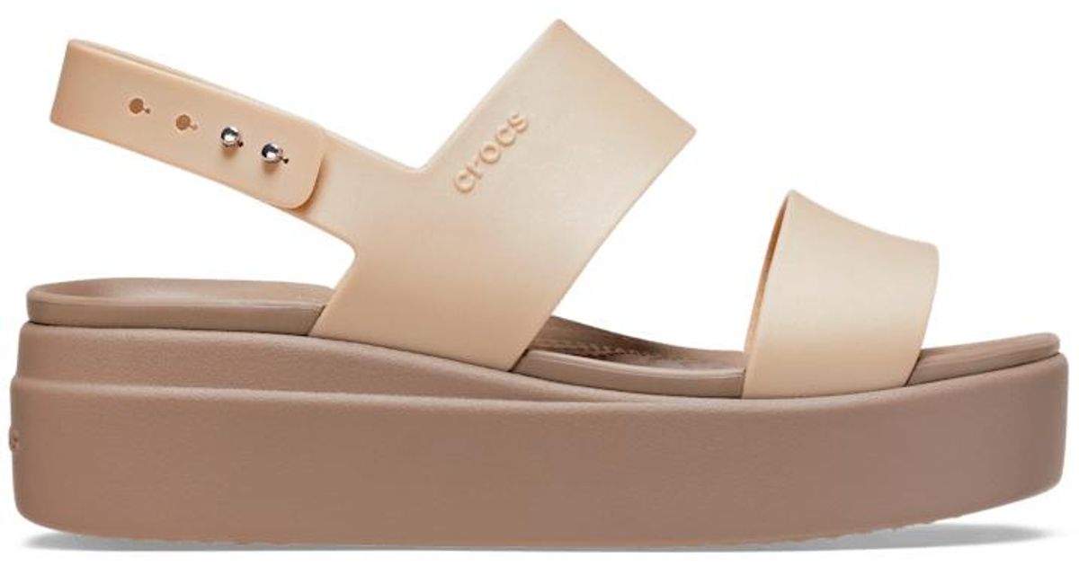 crocs brooklyn metallic