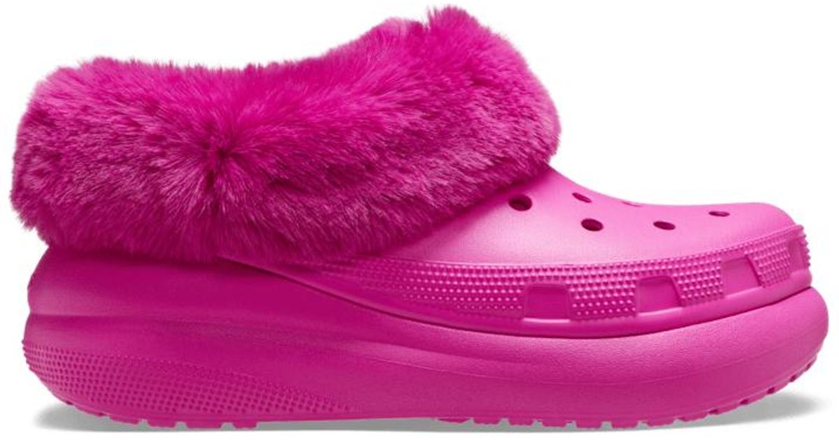Crocs™ Furever Crush Shoe in Pink | Lyst