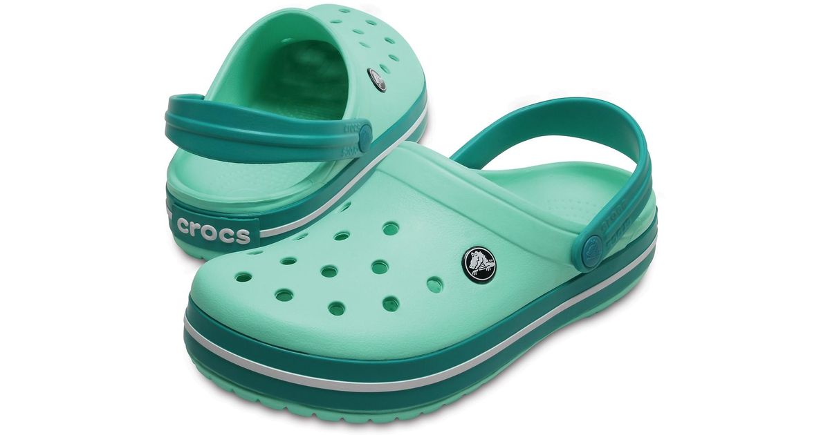 mint crocs