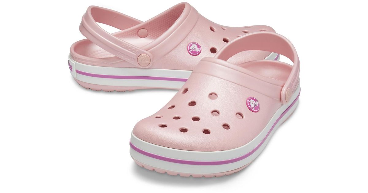 crocs pink pearl