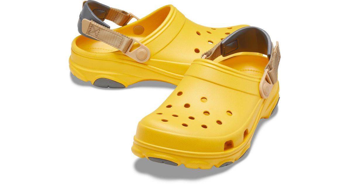 yellow bandana crocs