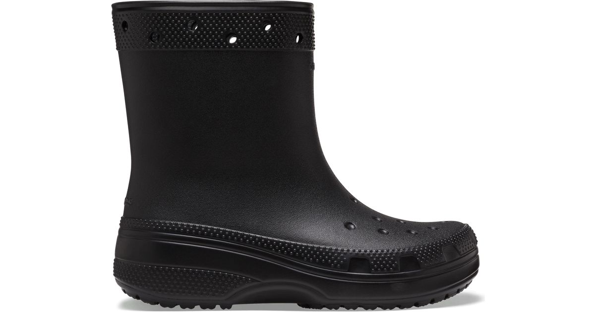 Toe Less Boot Crocs Crocs™ Classic Boot in Black | Lyst UK