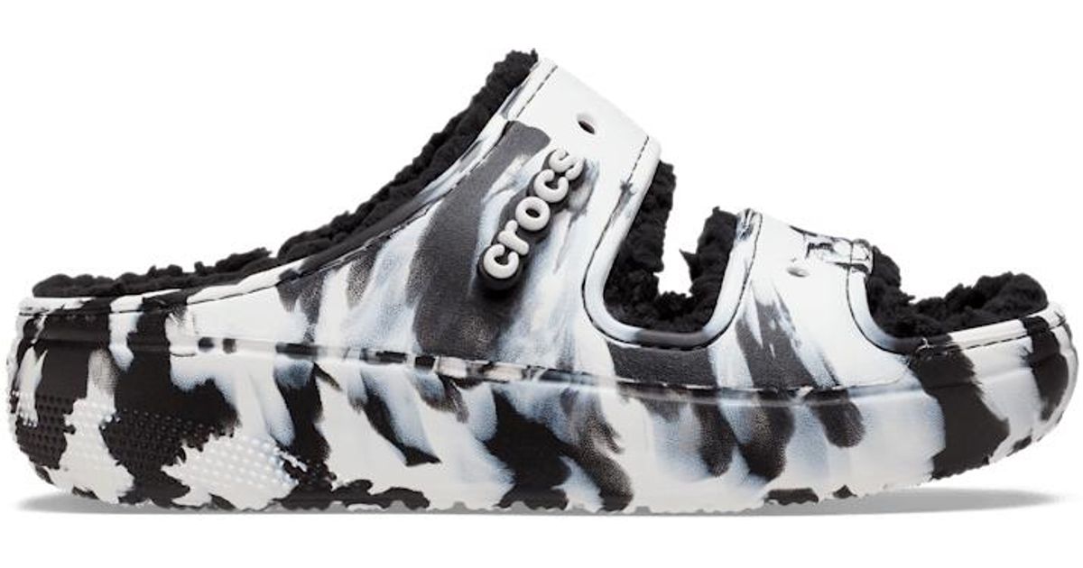 crocs cozzzy sandals black