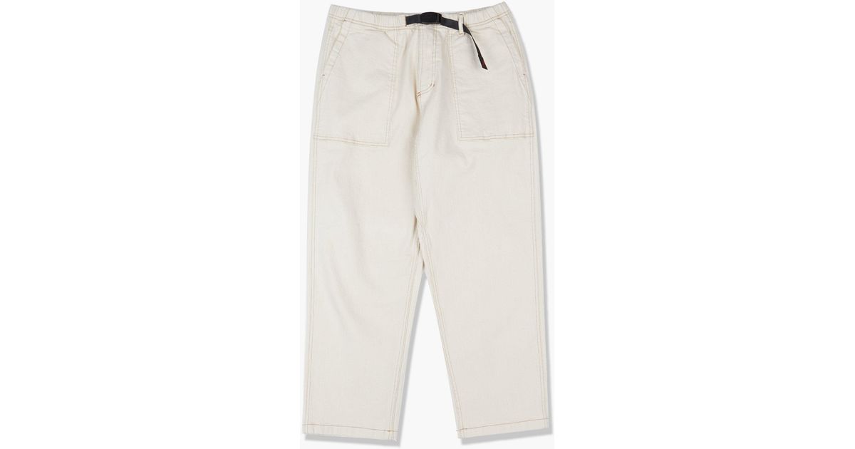 gramicci loose tapered pants olive