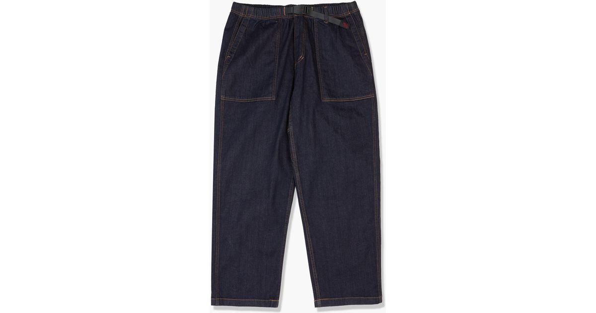 gramicci loose tapered pants olive