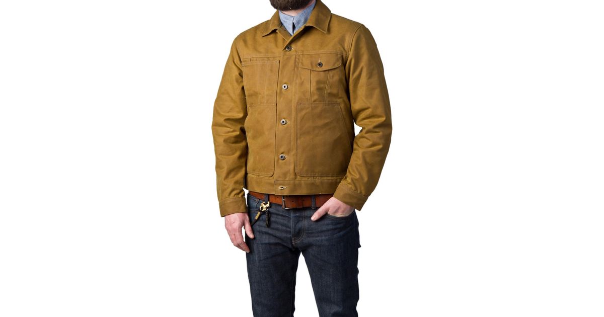 Short Lined Cruiser Jacket Dark Tan 