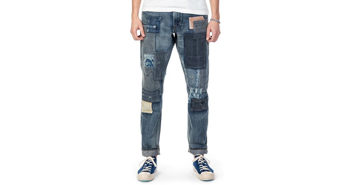fdmtl patchwork jeans