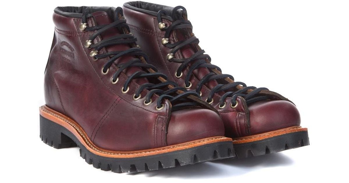 Lace-to-toe Field Boot Cordovan 
