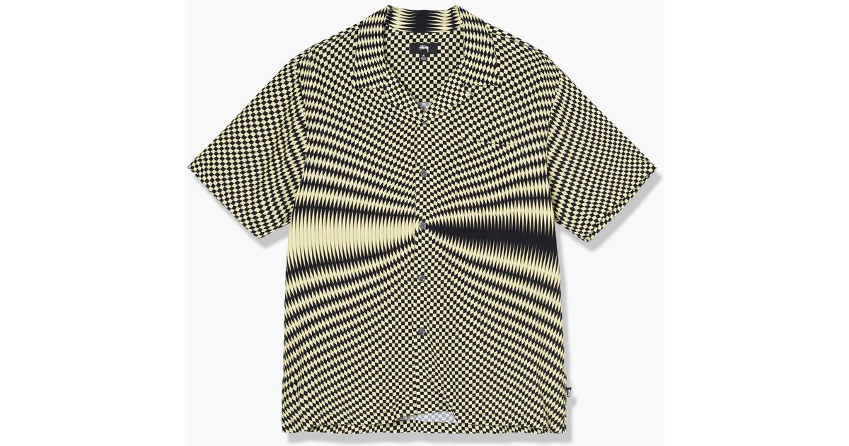 Stussy Psychedelic Check Shirt Black 