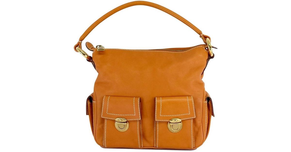Marc Jacobs Orange Multi Pocket Calf Leather Purse - Lyst