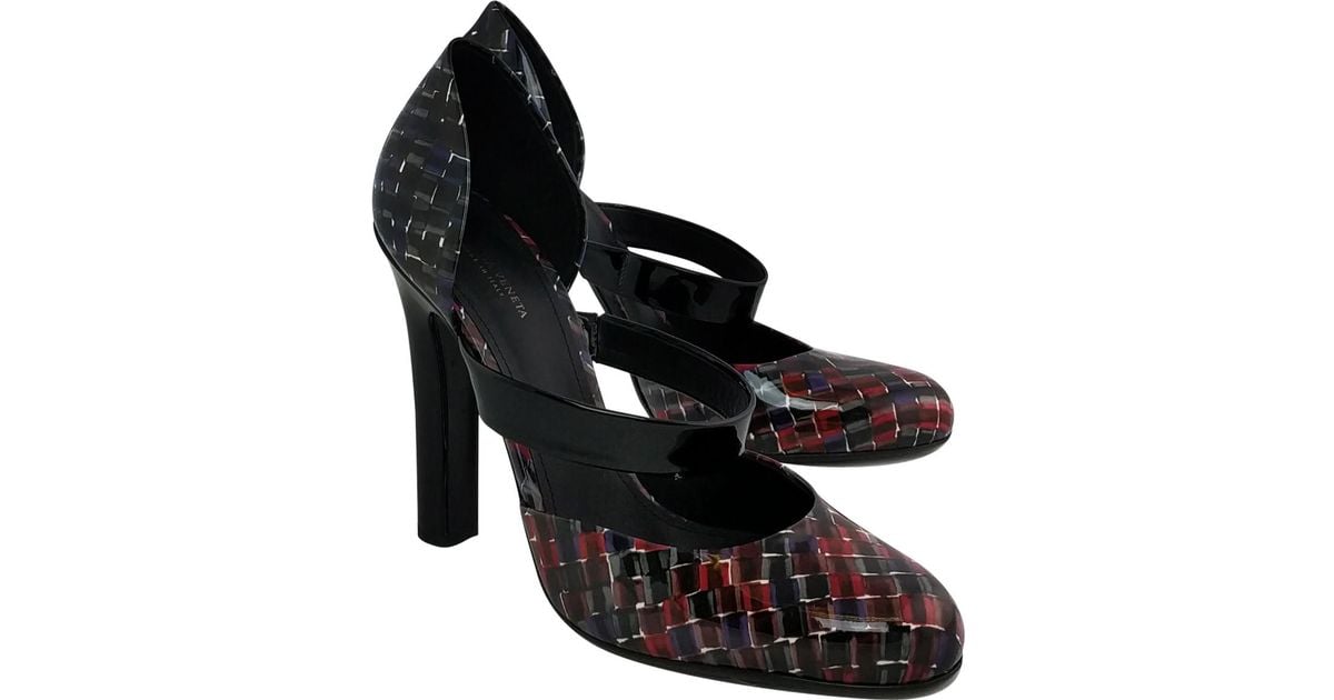 bottega fishnet heels