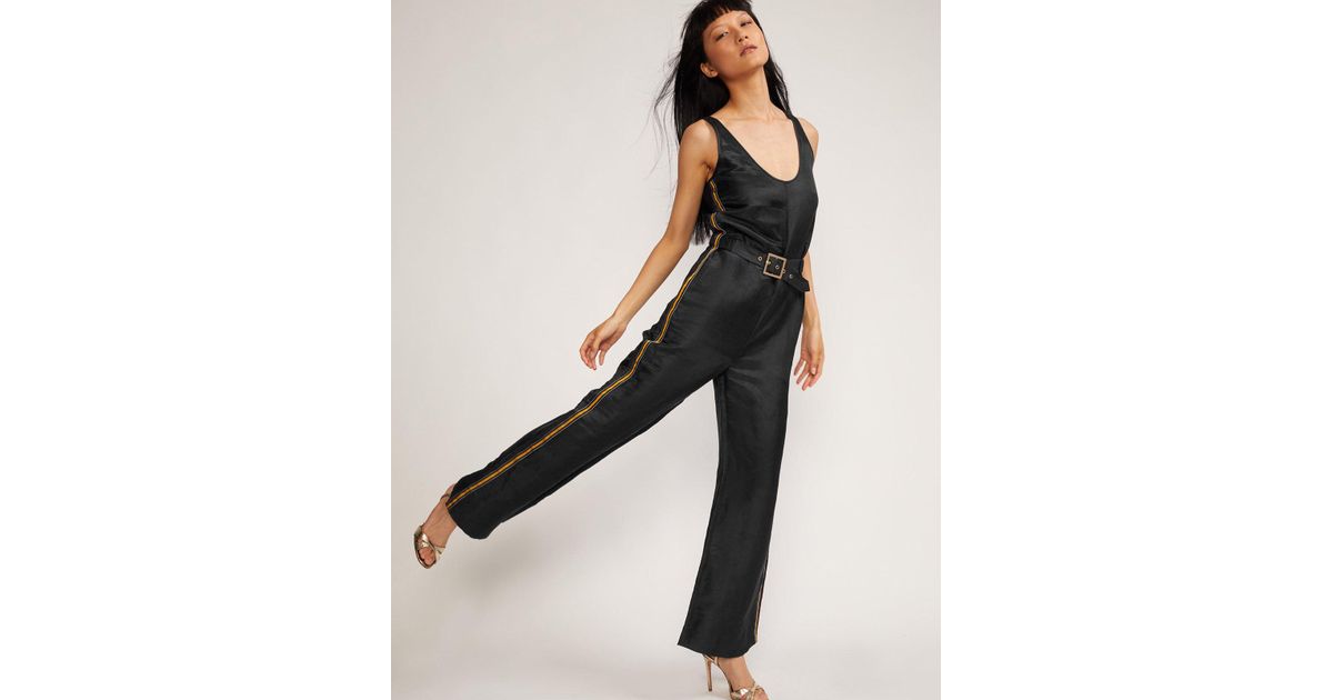 cynthia rowley black jumpsuit