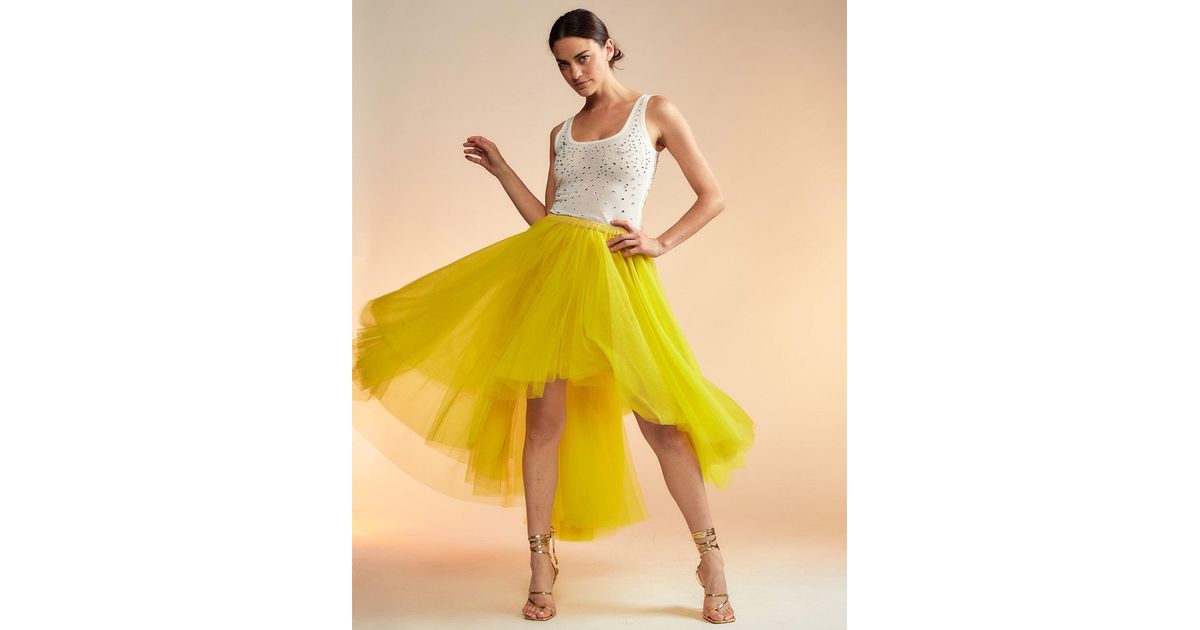 Paper Moon Skirt - Yellow | kim schalk
