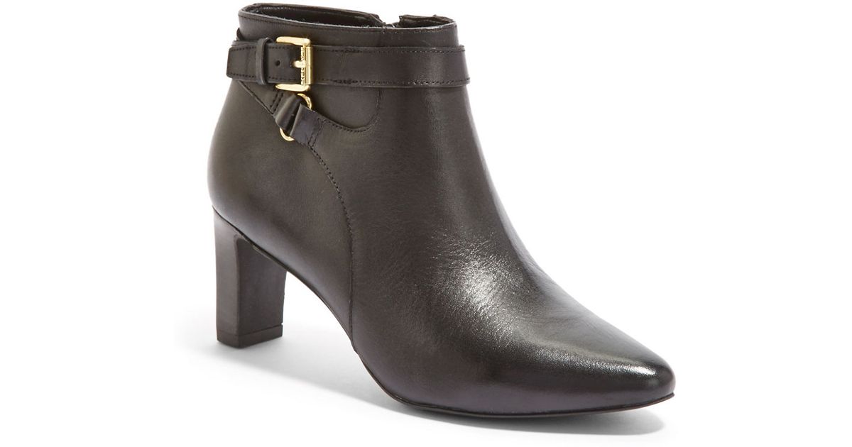 ralph lauren leather booties