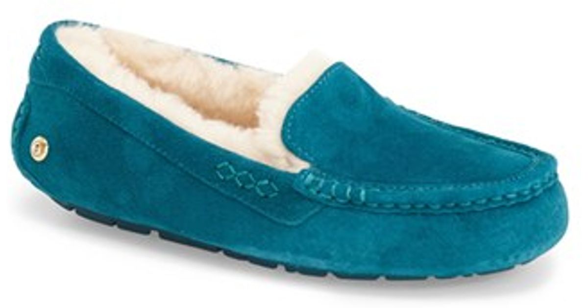 UGG Ugg 'ansley' Ornate Slipper in Deep Teal (Blue) Lyst
