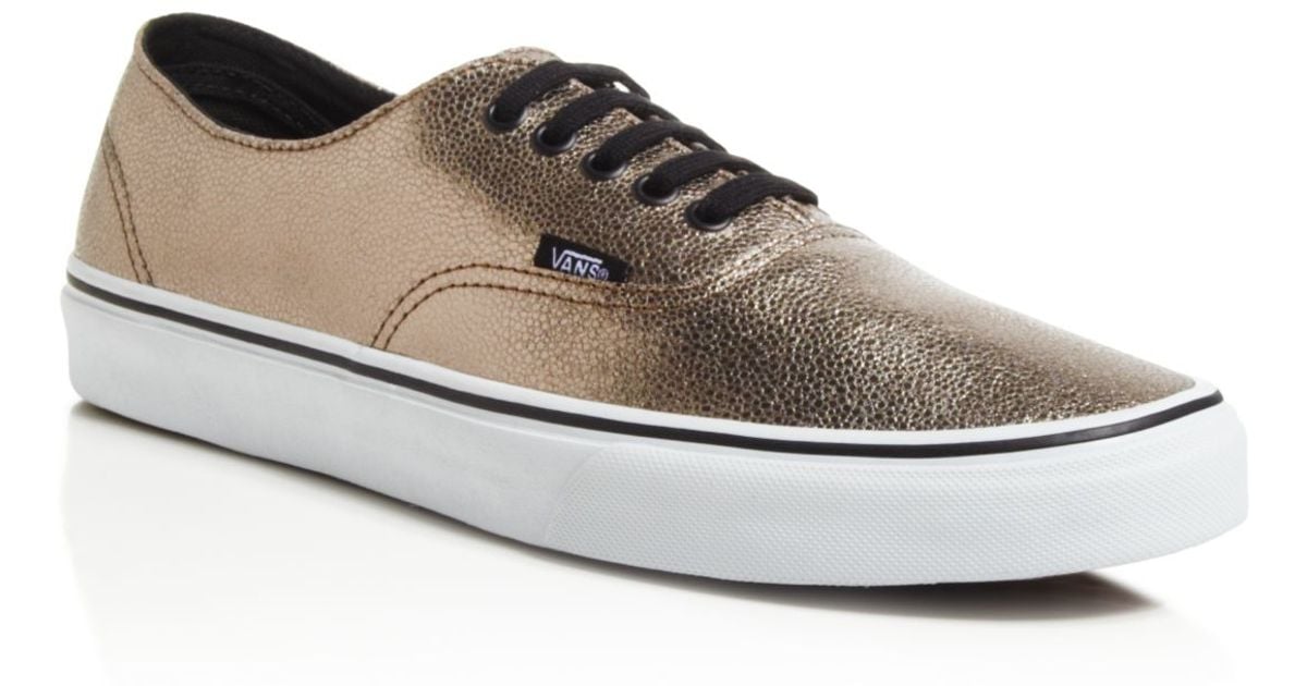 vans metallic shoes
