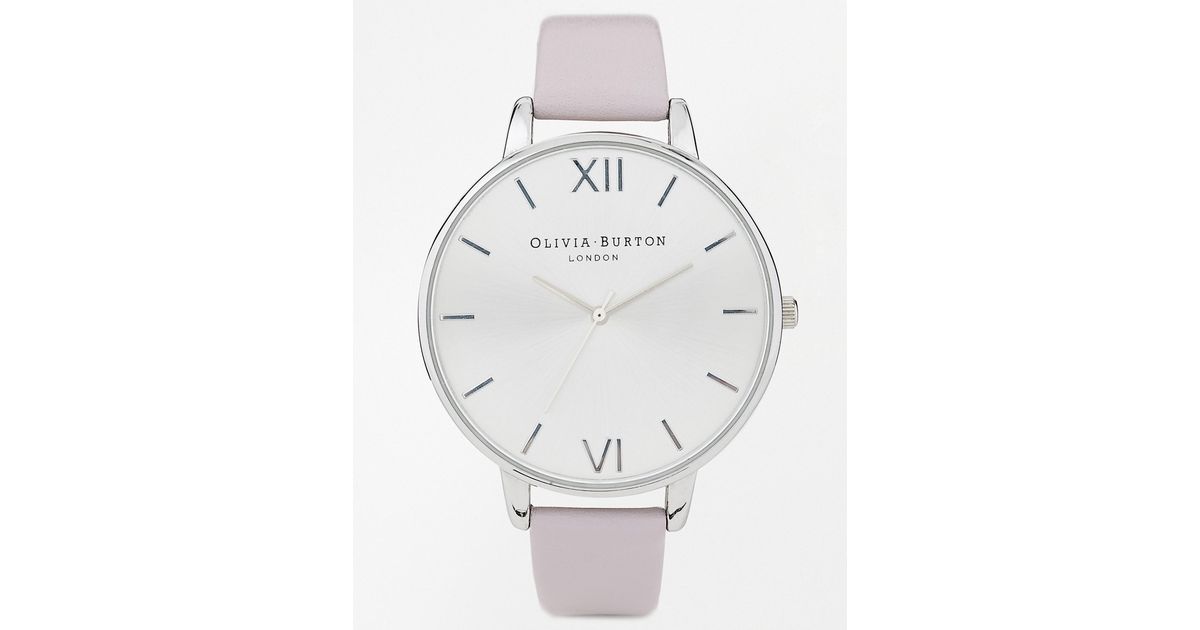 olivia burton lilac watch