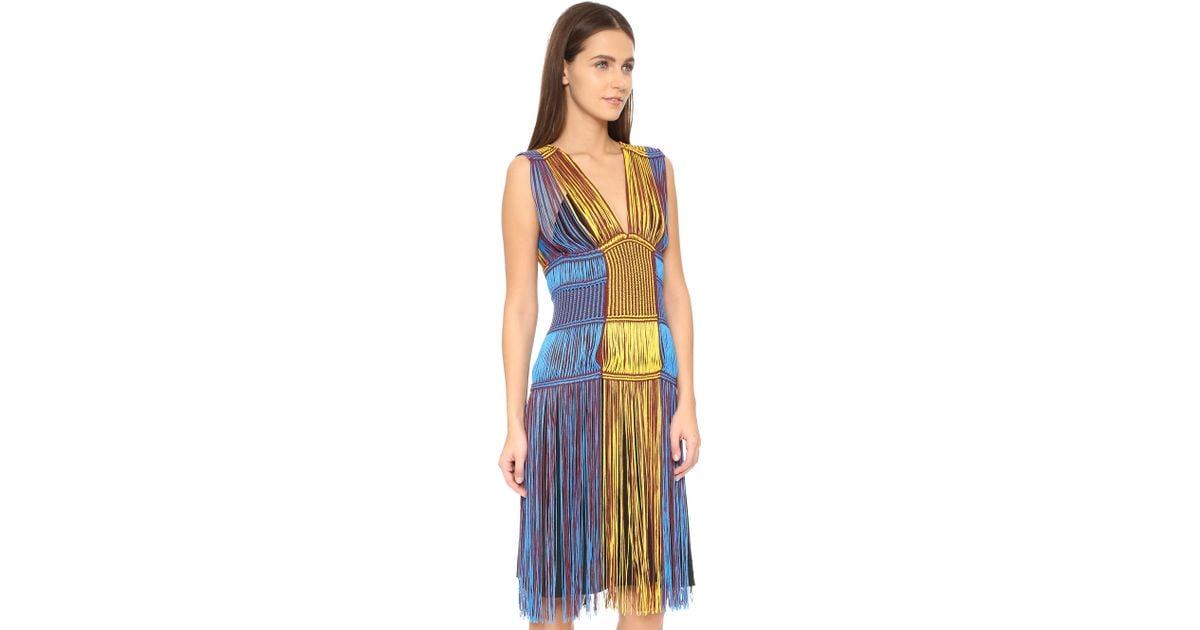 missoni fringe dress