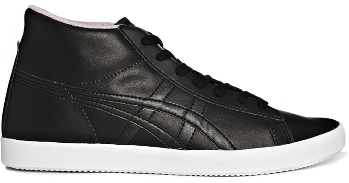 Onitsuka Tiger Asics Ontisuka Tiger Grandest High Top Trainers in Black ...