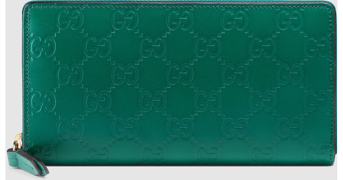 gucci green wallet