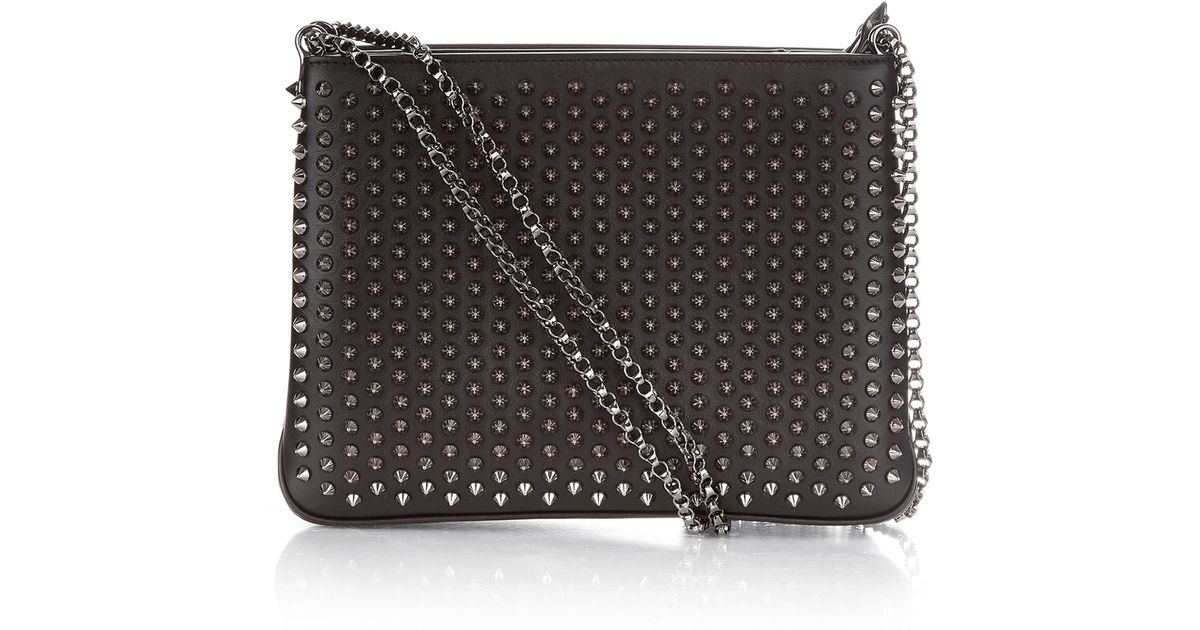 Louboutin black studded bag top